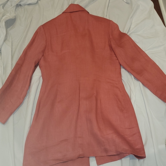 Matching Sunny Choi linen dress and suit jacket - Picture 10 of 16